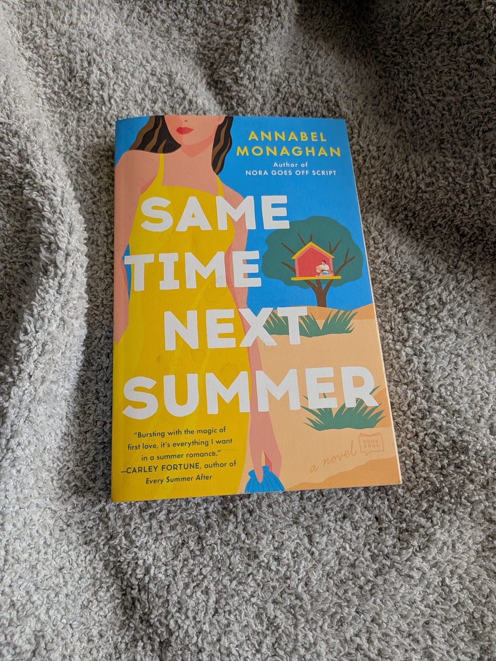 🌼B2G1🌼 Same Time Next Summer by Annabel Monaghan - Bright Yellow Cover